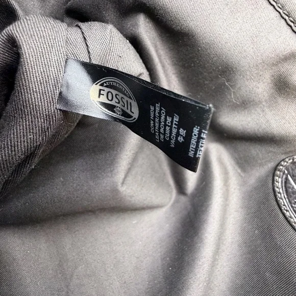 Fossil MBG9153 Estate Leather Messenger Bag Brown Laptop Crossbody - Picture 14 of 16